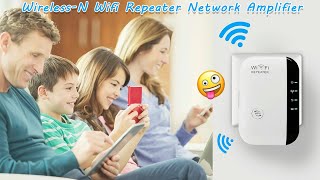 WirelessN Wifi Repeater Network Amplifier [upl. by Aynekat934]