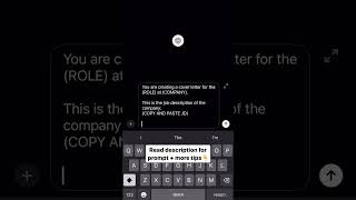 How to write a cover letter in less than 10 seconds for any job application using ChatGPT [upl. by Su]