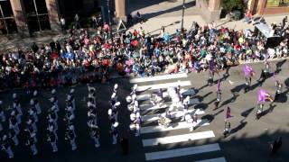 Broughton HS Marching Band in Raleigh Christmas Parade 2016 [upl. by Leasim]