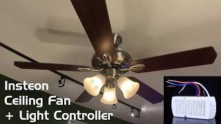 Install amp Review Insteon Ceiling Fan amp Light Controller [upl. by Parlin896]