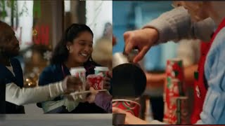 Starbucks Commercial 2024 Holiday Festive Red Joy amp Coffee Ad Review [upl. by Clywd]