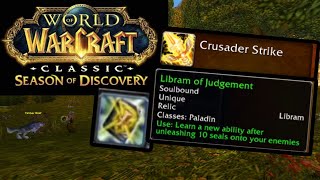 Season of Discovery FIRST Paladin Rune  Crusader Strike [upl. by Mary]