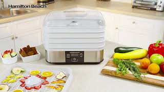 Food Dehydrator  Hamilton Beach®  Food Dehydrator 32100 [upl. by Konstanze805]