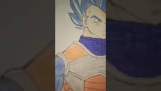 shaurya Anand drawing ✨️ drawing anime vegeta [upl. by Lilybelle]