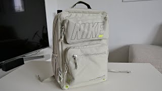 UnboxingReviewing The Nike Utility Speed Backpack On Body 4K [upl. by Anson33]