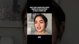 Andrea Brillantes’ road to acting  SineHub Archives [upl. by Ardnnek403]