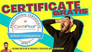 Aprobé con 95💪Certifícate GRATIS CertiProf Scrum Fundamentals 2022👉respuestas a Examen Paso a Paso😎 [upl. by Ahmed]