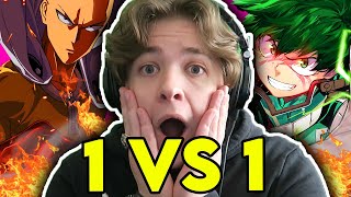 NON Anime Fan React to the Best ONE VS ONE Anime Fights [upl. by Ona]