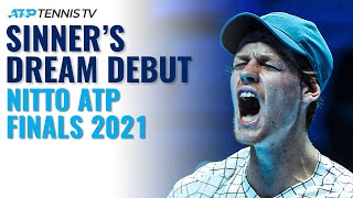 Jannik Sinner DREAM Debut in Turin  Nitto ATP Finals 2021 Highlights [upl. by Onitnas762]