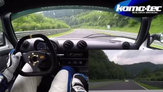 Testsession KomoTec Lotus Exige V6 quotEX460quot mit dem Pistenclub auf der Nordschleife [upl. by Saffian359]