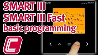 Basic programming of Computer SMART III  SMART III Fast regulator [upl. by Lutero]