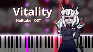 Vitality  Mittsies【Helltaker OST】Piano Tutorial [upl. by Yawnoc618]