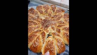 Lisnata pogaca  zvijezda Luxury puff pastry bread [upl. by Korey]