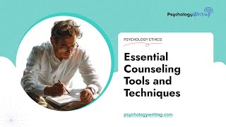 Essential Counseling Tools and Techniques  Essay Example [upl. by Rella]