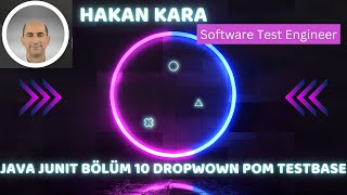 Java Selenium JUnit 10 Bölüm DropDown TestBase POM Page Object Model [upl. by Ahsilef]