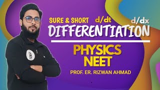 Differentiation  Derivative  NEET Physics [upl. by Tucker]