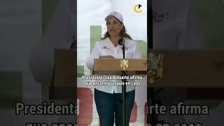 Presidenta Dina Boluarte afirma que encontró un país en caos cuando asumió [upl. by Newfeld]