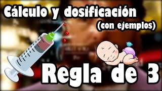 Aplicación de medicamentos en Pediatría  Regla de 3 con ejemplos [upl. by Surovy]