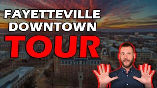 Downtown Fayetteville Arkansas TOUR 2023 [upl. by Airec]