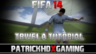 FIFA 14  Trivela Shot Tutorial  Outside Foot Shot  InDepth  Controls  by PatrickHDxGaming [upl. by Aldridge]