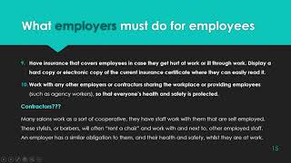 Employer and Employees Responsibilities [upl. by Manny]