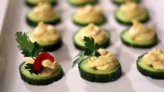 Cucumber Hummus  A Fantastic Finger Food [upl. by Nnayar]