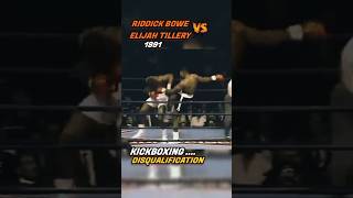 SOCCER KICK😬 RIDDICK BOWE🆚ELIJAH TILLERY 91 [upl. by Zingale]