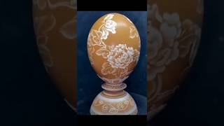 Egg art art carving [upl. by Sorips325]