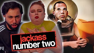 Jackass Number Two 2006 We both THREW UP MOVIE REACTION [upl. by Ydoc]