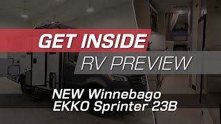 Get Inside RV Preview  The New Winnebago EKKO Sprinter 23B  LichtsinnRVcom [upl. by Gnilrets614]