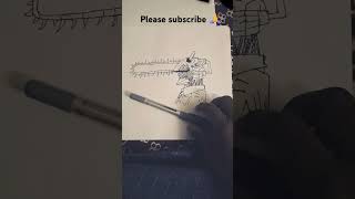 Chainsaw man Drawing Farhanali63 art subscribe [upl. by Taran]