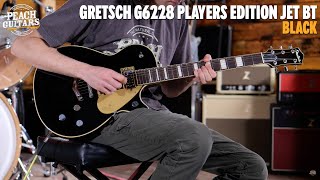 No TalkingJust Tones  Gretsch G6228 Players Edition Jet BT  Black [upl. by Ulund]