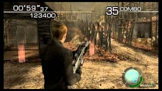 PS3 biohazard4 The Mercenaries Village Wesker 202500 [upl. by Lanod]