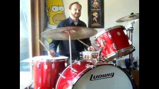 Drum Lesson John Bonham Triplets [upl. by Dyolf]