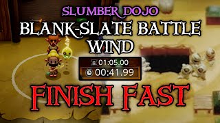 How to FINISH BlankSlate Battle Wind FAST  Slumber Dojo  Zelda Echoes of Wisdom [upl. by Nagear341]