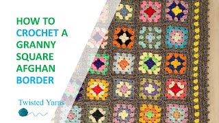 CROCHET Easy Granny Square Blanket for Beginners [upl. by Abbey]