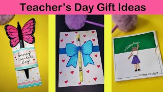 Teachers Day Gift Ideas Pen and Card  DIY [upl. by Coralie]