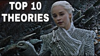 The Top 10 Theories That Must Happen  Game of Thrones Season 8 Theories [upl. by Anaib314]