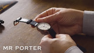 NOMOS Glashütte And The Language Of Design  MR PORTER [upl. by Noremac37]