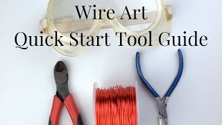 Wire Art for beginners  Quick Start Tool Guide  Spiral Crafts [upl. by Elleval]