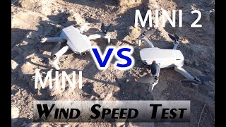 DJI Mavic Mini vs Mini 2 WIND TEST  Surprising Results [upl. by Oiralih]