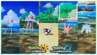 Pokemon UltraSun amp UltraMoon  TentacoolTentacruelShellderCorsola amp Mareanie Locations [upl. by Augy658]