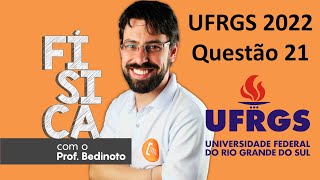 UFRGS 2022  Questão 21  A figura abaixo representa um bloco B de densidade 900 kgm³ [upl. by Lindner]