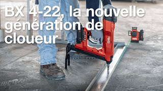 Guide dutilisation du cloueur béton sans fil BX 422 [upl. by Atiram]