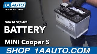 How to Replace Battery 0713 Mini Cooper [upl. by Crescen]