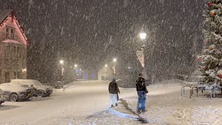 Heavy overnight Snowfall over Braemar as arctic air brings sever weather to Scotland 10th Dec 2022 [upl. by Anaiuq412]