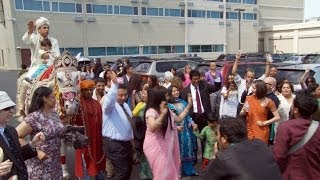 Indian Wedding Baraat at Renaissance Newark Airport Hotel NJ [upl. by Zebada]