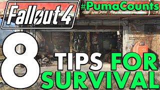 8 Tips Tactics and Strategy for Fallout 4s Revamped Survival Mode PumaCounts [upl. by Howlan]