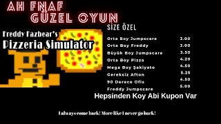 W Afton Ne Alaka Abiiii FNAF Pizzeria Simulator [upl. by Ireg]