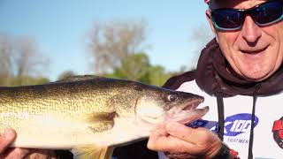 Csf 34 08 JIgging Walleye Kawartha Lakes ON [upl. by Herculie]